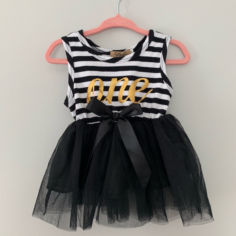 Baby girl 1yr tutu dress/top